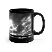Load image into Gallery viewer, Citi Field Black & White on Black mug 11oz