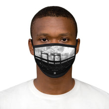 Load image into Gallery viewer, Citi Field Black & White - Mixed-Fabric Face Mask