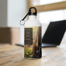 Load image into Gallery viewer, God. Family. Baseball. - Stainless Steel Water Bottle