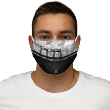 Load image into Gallery viewer, Citi Field Black & White - Snug-Fit Polyester Face Mask