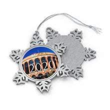 Load image into Gallery viewer, Citi Field - 2020 - Pewter Snowflake Ornament