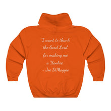 Load image into Gallery viewer, Yankee Stadium & Joe DiMaggio Quote - Unisex Heavy Blend™ Hooded Sweatshirt