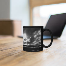 Load image into Gallery viewer, Citi Field Black & White on Black mug 11oz