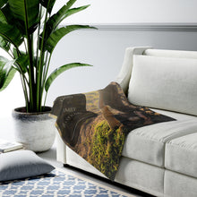 Load image into Gallery viewer, God.  Family.  Baseball.  - Velveteen Plush Blanket