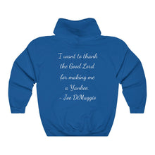 Load image into Gallery viewer, Yankee Stadium & Joe DiMaggio Quote - Unisex Heavy Blend™ Hooded Sweatshirt