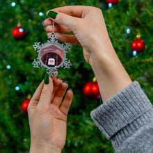 Load image into Gallery viewer, Doubleday Field - Timeless - Pewter Snowflake Ornament