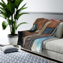 Load image into Gallery viewer, Welcome to the Hall of Fame - Velveteen Plush Blanket