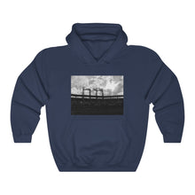 Load image into Gallery viewer, Citi Field Sunset Black & White - Unisex Heavy Blend™ Hooded Sweatshirt