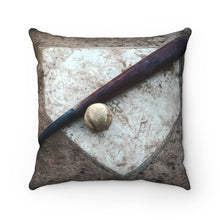 Load image into Gallery viewer, The Most Important Things Happen At Home - Spun Polyester Square Pillow