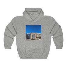 Load image into Gallery viewer, Yankee Stadium & Joe DiMaggio Quote - Unisex Heavy Blend™ Hooded Sweatshirt