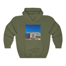 Load image into Gallery viewer, Yankee Stadium & Joe DiMaggio Quote - Unisex Heavy Blend™ Hooded Sweatshirt