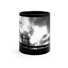 Load image into Gallery viewer, Citi Field Black & White on Black mug 11oz