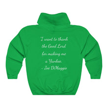 Load image into Gallery viewer, Yankee Stadium & Joe DiMaggio Quote - Unisex Heavy Blend™ Hooded Sweatshirt