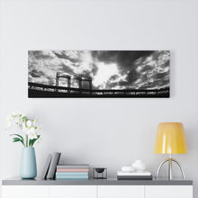 Load image into Gallery viewer, Citi Field Sunset - Black &amp; White - Canvas Gallery Wraps
