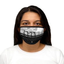 Load image into Gallery viewer, Citi Field Black &amp; White - Mixed-Fabric Face Mask
