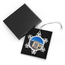 Load image into Gallery viewer, Yankee Stadium - Timeless - Pewter Snowflake Ornament
