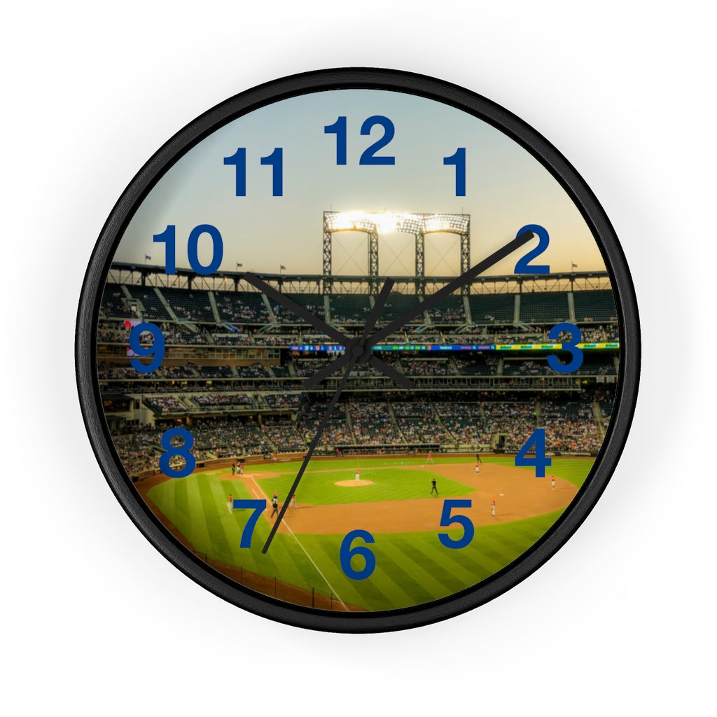 A Night At Citi Field Wall clock