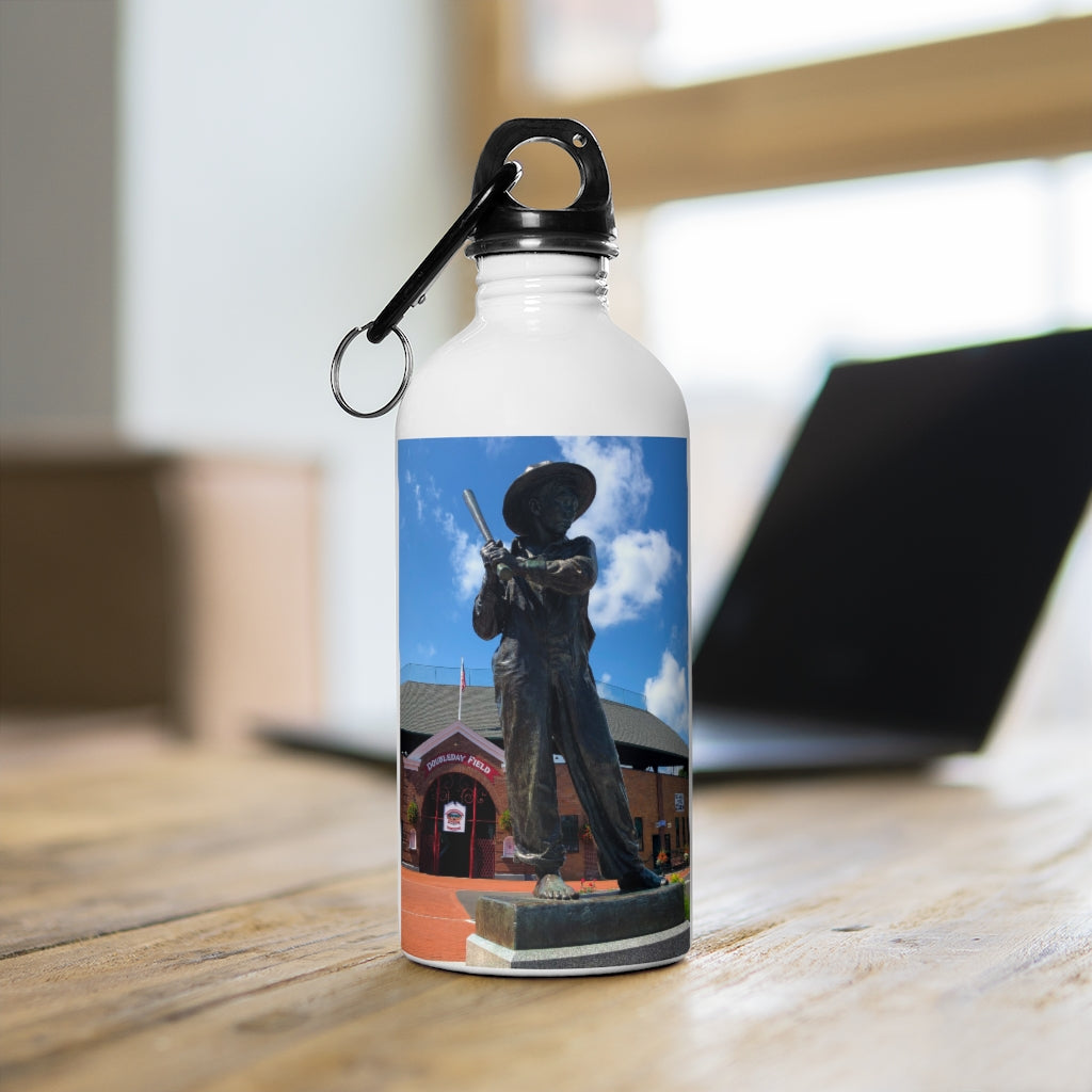 Sandlot Kid at Doubleday Field - Stainless Steel Water Bottle