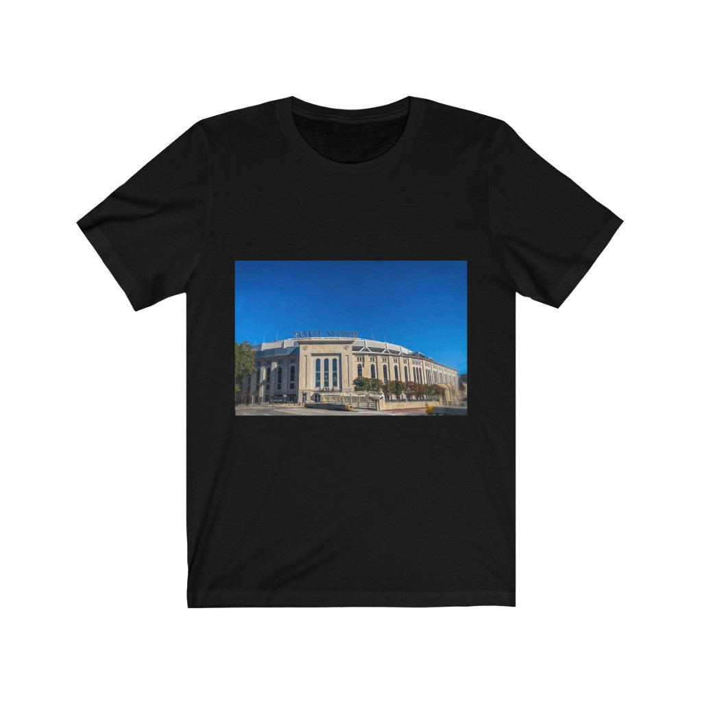 Yankee Stadium Exterior - Unisex Jersey Short Sleeve Tee