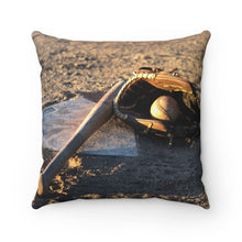 Load image into Gallery viewer, Safe at Home - Spun Polyester Square Pillow
